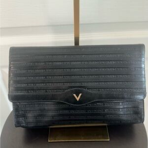 Mario Valentino Vintage Clutch - Black